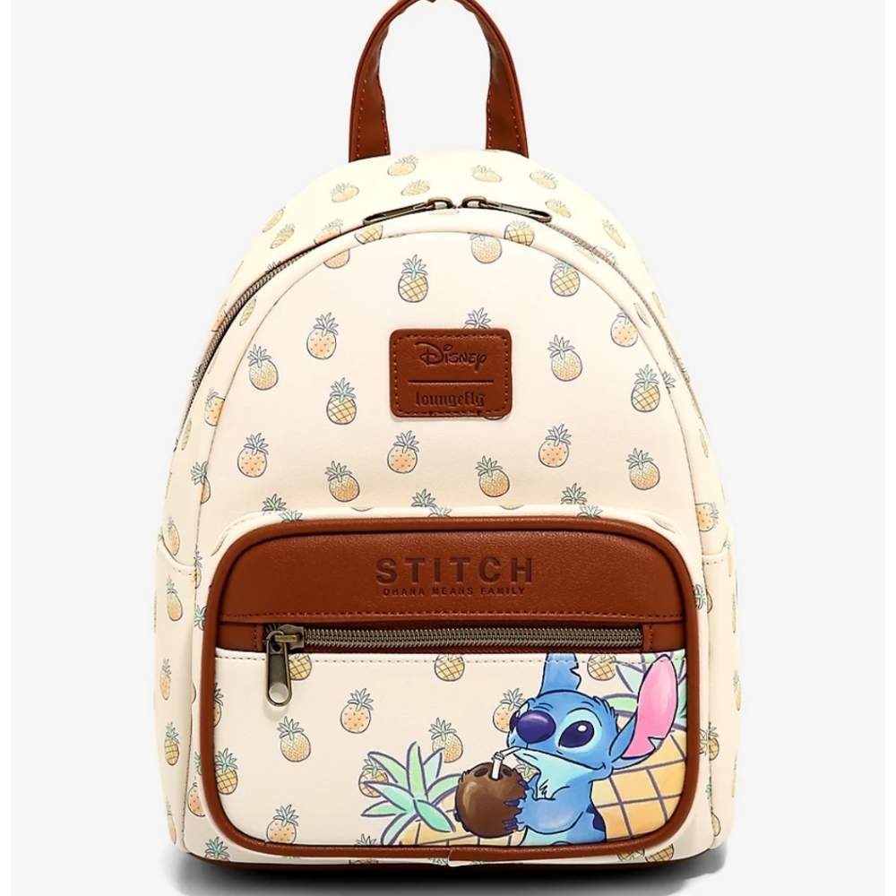 Loungefly Disney Stitch Pineapple Mini Backpack